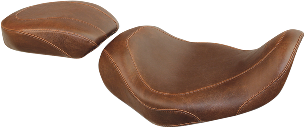 MUSTANG Wide Tripper Rear Seat - Brown 76703