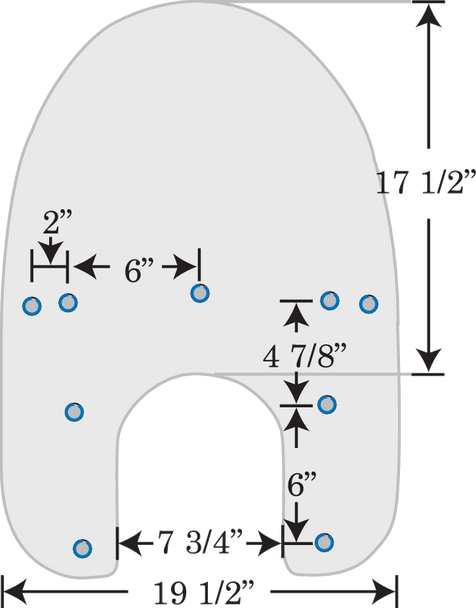 MEMPHIS SHADES Replacement Shield - 19" - Soloar - Springer MEP6359
