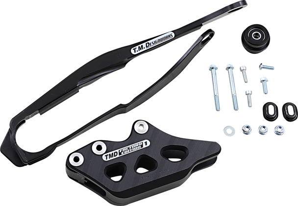 T.M. DESIGNWORKS Chain Guide/Slider - Honda - Black DCK-OR2-BK