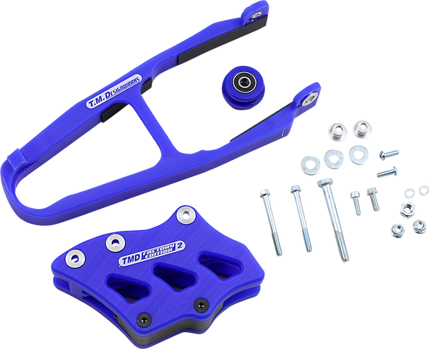 T.M. DESIGNWORKS Chain Guide/Slider - Yamaha - Blue YCP-K08-BU