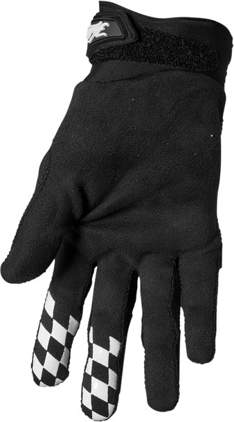 THOR Hallman Digit Gloves - Black/White - Large 3330-6767