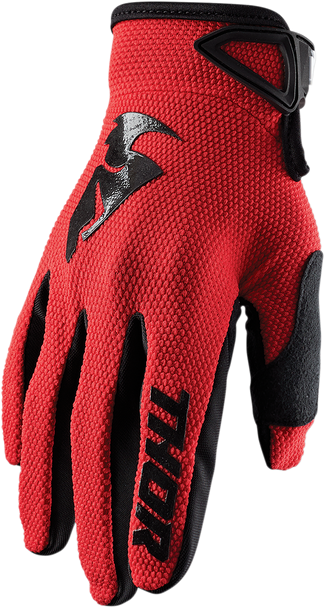 THOR Sector Gloves - Red - Large 3330-5874
