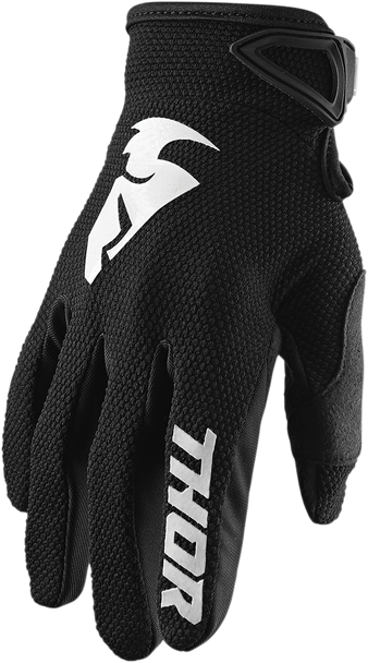 THOR Sector Gloves - Black - Medium 3330-5855