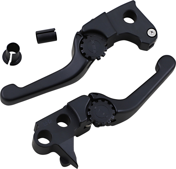 POWERSTANDS RACING Lever Set - Anthem - Shorty - Black 12-01657-22