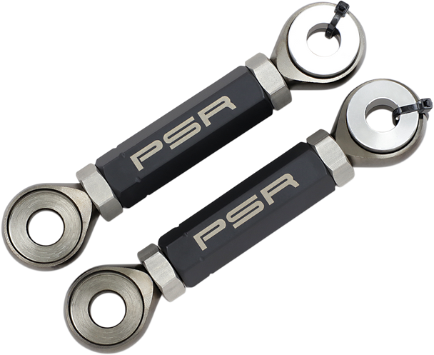 POWERSTANDS RACING Adjustable Lowering Link - Black 05-00767-22