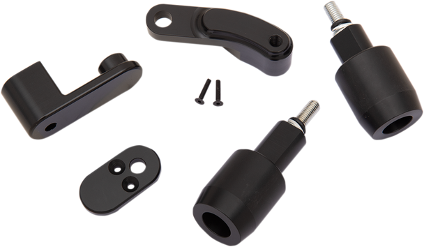 POWERSTANDS RACING Frame Sliders - Black - Honda 03-00923-02