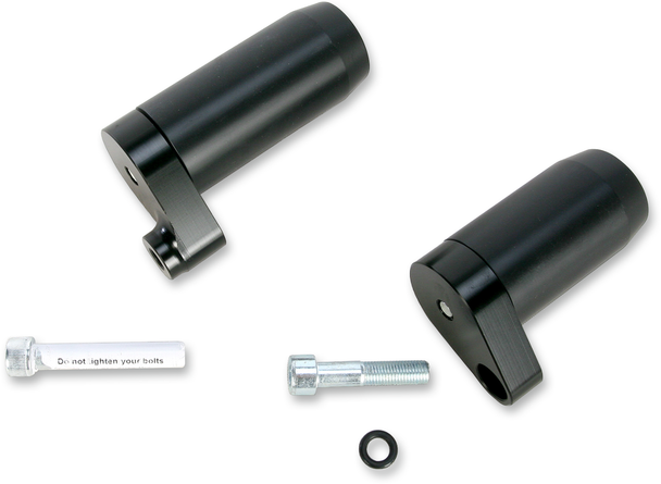 POWERSTANDS RACING Frame Sliders - Black - Yamaha 07-00918-02