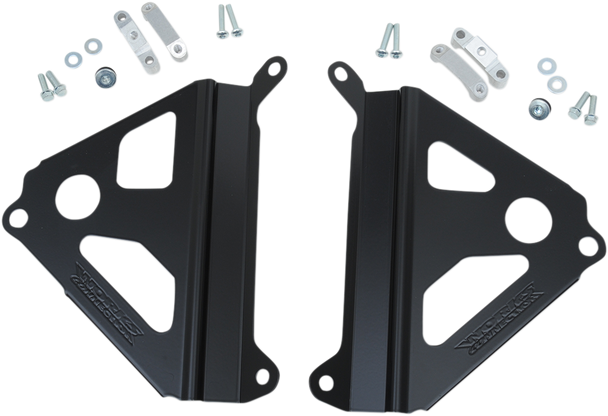 WORKS CONNECTION Radiator Brace - Black - Yamaha 18-B280