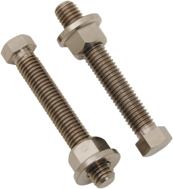  WORKS CONNECTION Axle Adjuster Bolt Set - Titanium 70-630 