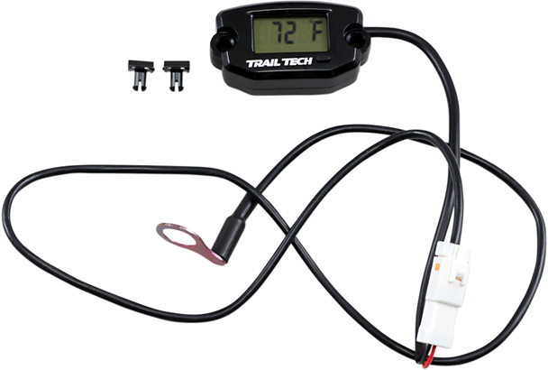 TRAIL TECH Universal Temperature Meter - Surface Mount - Black - 10 mm 742-ET1