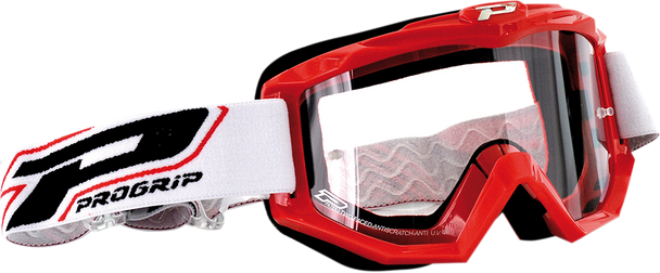 PRO GRIP 3201 Raceline Goggles - Red PZ3201RO