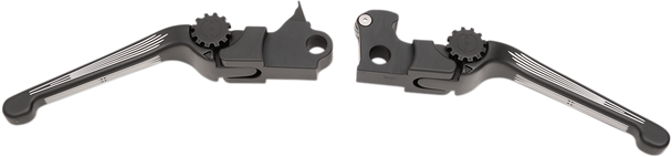 POWERSTANDS RACING Lever Set - Anthem - Harley Davidson - Contrast 12-00665-31