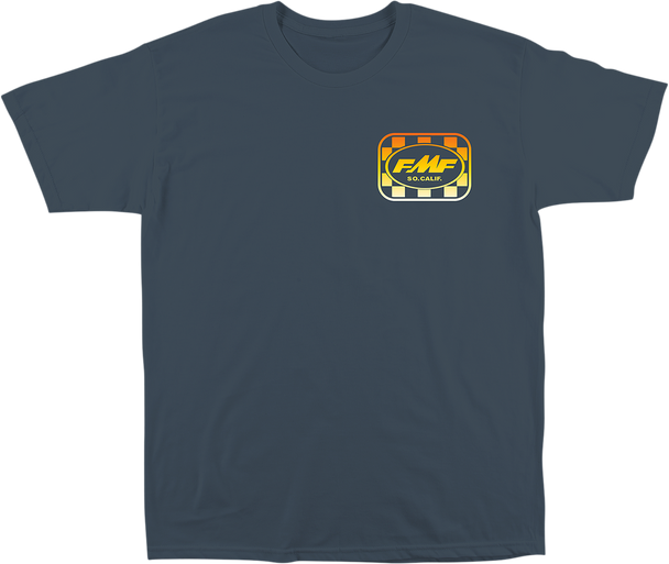 FMF Faded Checkers T-Shirt - Blue - Medium SP22118903BLMD