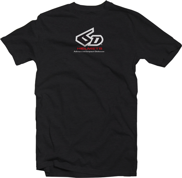 6D HELMETS 6D Classic Logo T-Shirt - Black - XL 50-3548