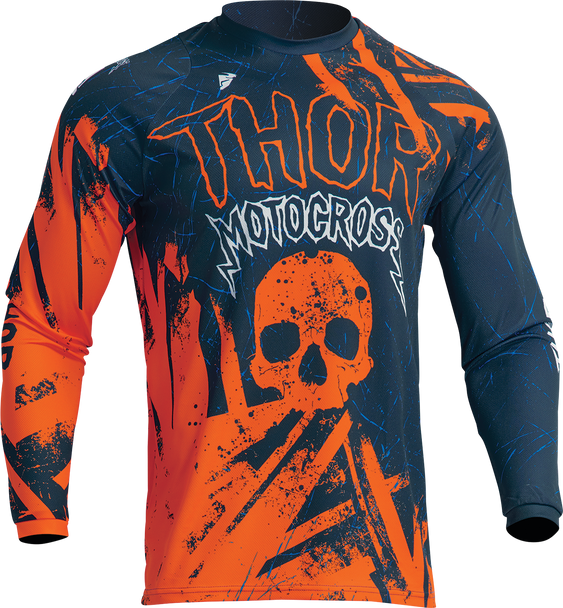 THOR Youth Sector Gnar Jersey - Midnight/Orange - Small 2912-2229