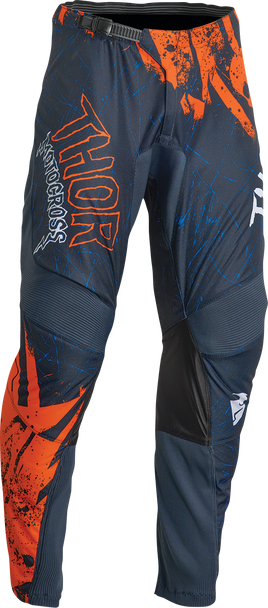 THOR Youth Sector Gnar Pants - Midnight/Orange - 28 2903-2224