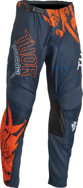 THOR Youth Sector Gnar Pants - Midnight/Orange - 26 2903-2223