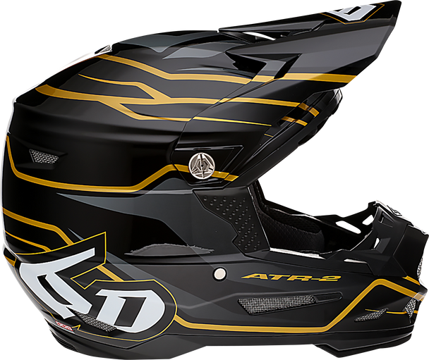 6D HELMETS ATR-2 Helmet - Phase - Black Gold - Small 12-2805