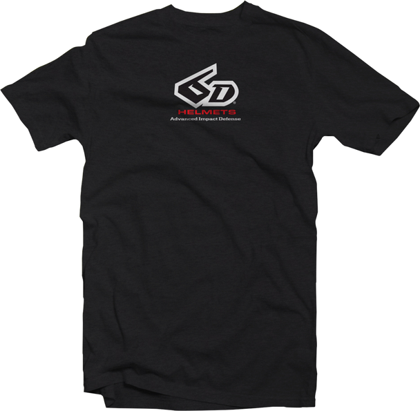 6D HELMETS 6D Classic Logo T-Shirt - Black - Small 50-3545