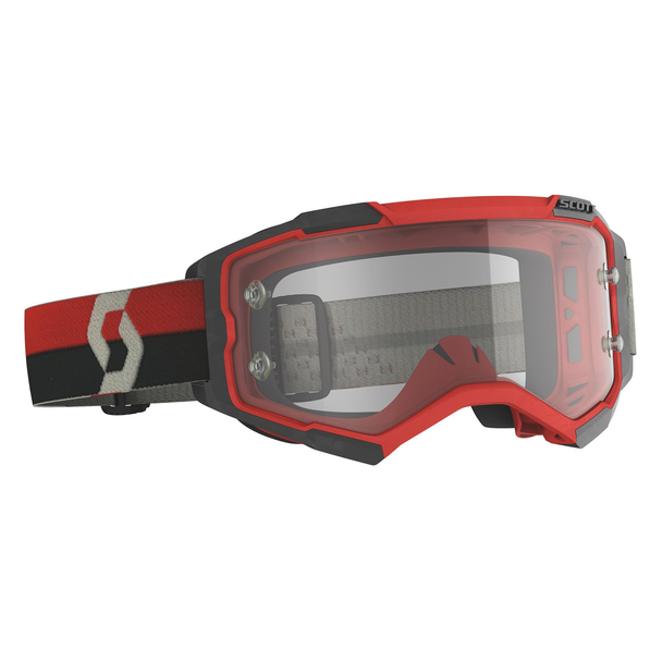SCOTT Fury Goggle - Red/Black - Clear Works 274514-1018113