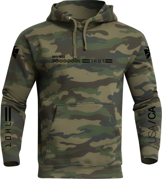 THOR Division Fleece Pullover Sweatshirt - Forest Camo - 2XL 3050-6310
