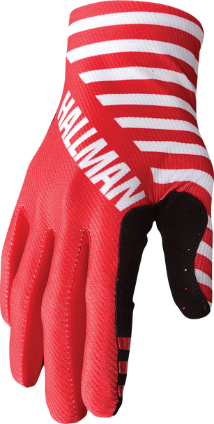 THOR Mainstay Slice Gloves - White/Red - XL 3330-7295