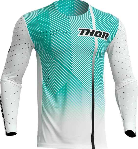 THOR Prime Tech Jersey - White/Teal - Small 2910-7032