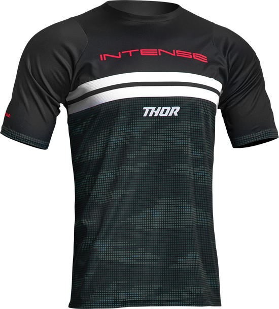 THOR Intense Assist Decoy Jersey - Short-Sleeve - Black/Camo - Large 5020-0195