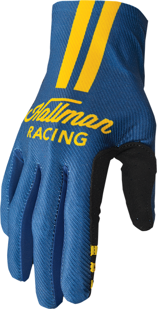 THOR Mainstay Roost Gloves - Navy/Yellow - XS 3330-7303