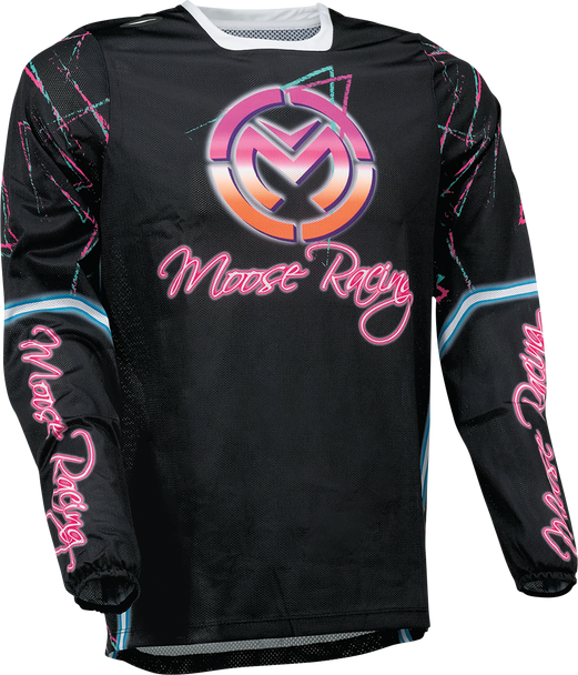 MOOSE RACING Sahara Jersey - Pink/Black - Medium 2910-7451 MOOSE RACING Sahara Jersey - Pink/Black - Medium 2910-7451