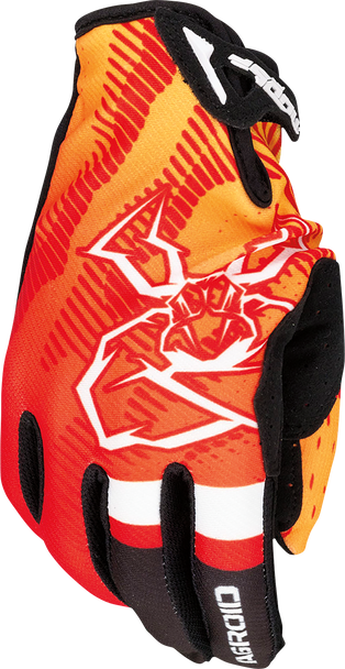 MOOSE RACING Agroid* Pro Gloves - Orange - Small 3330-7578