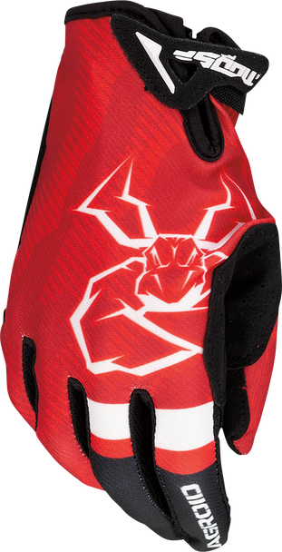 MOOSE RACING Agroid* Pro Gloves - Red - Medium 3330-7573