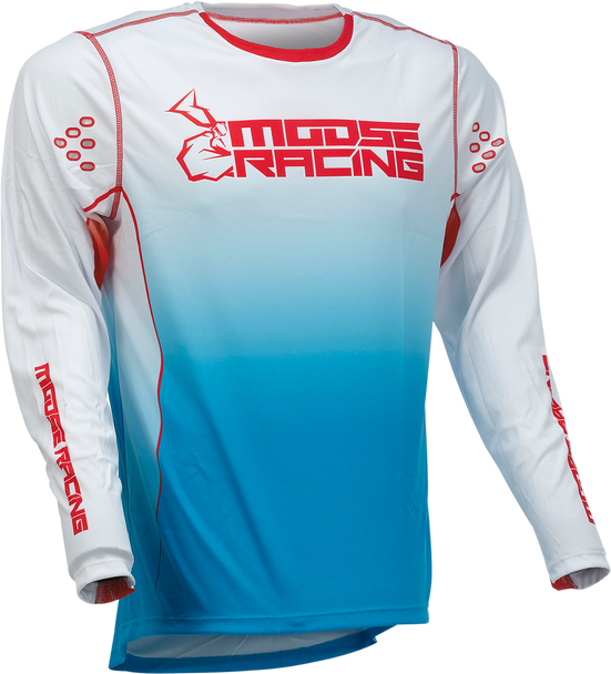 MOOSE RACING Agroid Jersey - Red/White/Blue - Medium 2910-6989