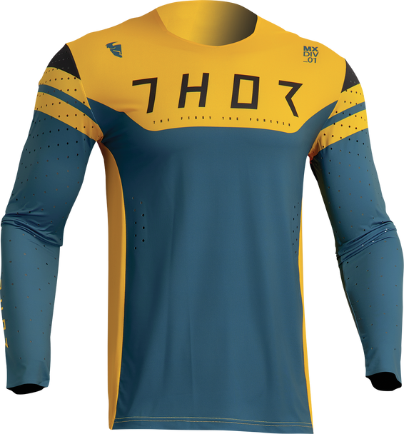 THOR Prime Rival Jersey - Teal/Yellow - Small 2910-7027