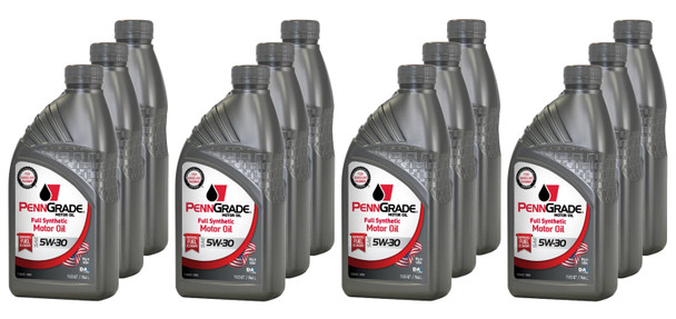 Penngradee full synthetic 5w30 case 12 x 1 quart 62836