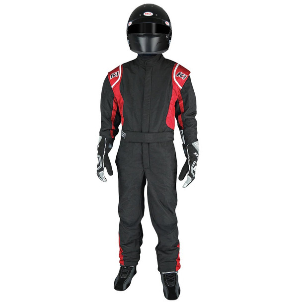 suit precision ii x- small black/red 20-pry-nr-xs