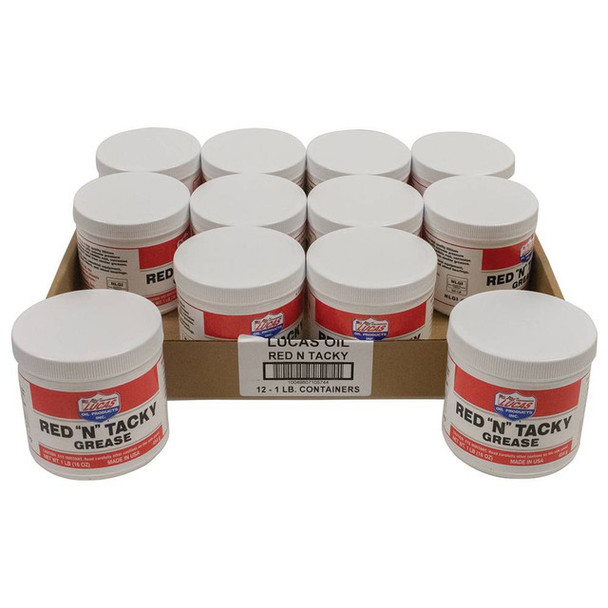 red n tacky grease case 12 x 1lb tubs 10574