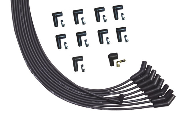 ultra plug wire set universal v8 black 51009