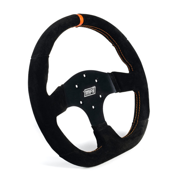 touring steering wheel 13in d shaped suede mpi-gt2-13