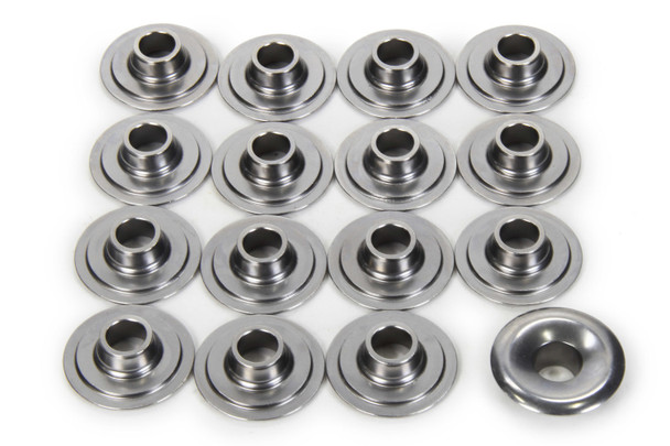 valve spring retainers 16pk mini 8-degree pac-r650