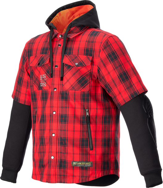 ALPINESTARS MSE Tartan Jacket - Red/Black - Medium 4300424-3136-M