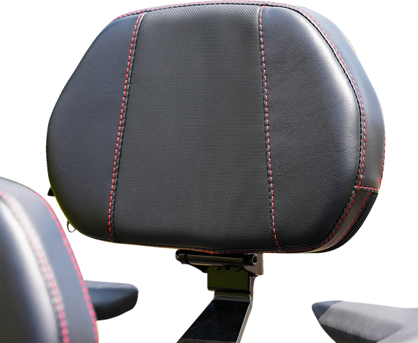 SHOW CHROME Grande Backrest - Passenger - Black Stitch - Ryker '19-'23 41-420G