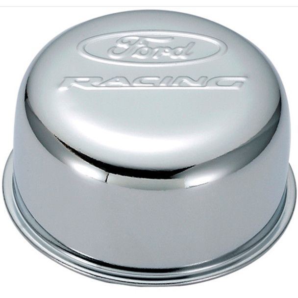 Ford Performance Chrome Steel Breather W/Ford Racing Logo 302-200
