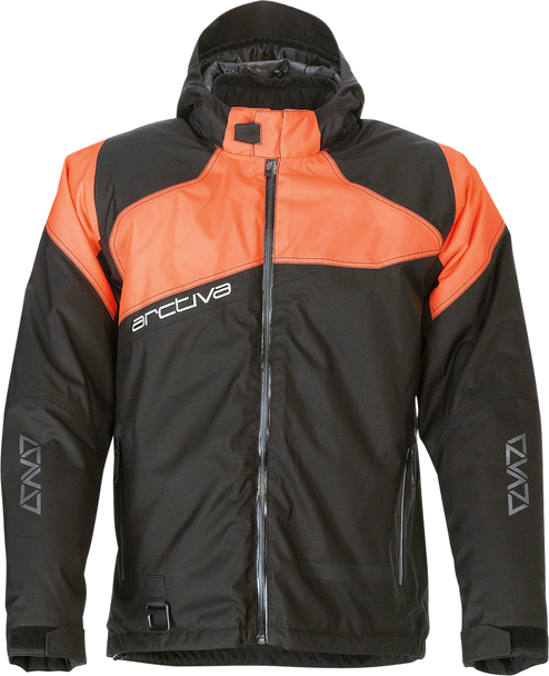 ARCTIVA Pivot 5 Hooded Jacket - Black/Orange - 2XL 3120-2084