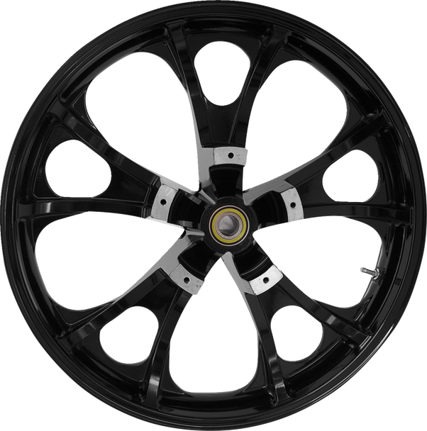 COASTAL MOTO Wheel - Largo 3D - Front - Dual Disc/without ABS - Black 3D-LGO213SB