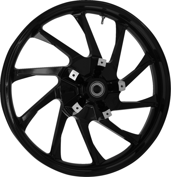COASTAL MOTO Wheel - Hurricane 3D - Front - Dual Disc/with ABS - Black 3D-HUR213SB-ABST