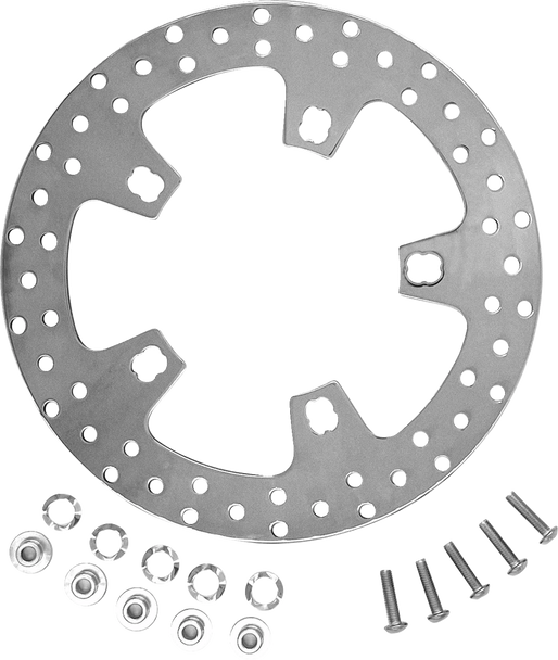 COASTAL MOTO Brake Rotor - 11.8" - Front - Stainless - '14-'23 Touring CM-FR-118S