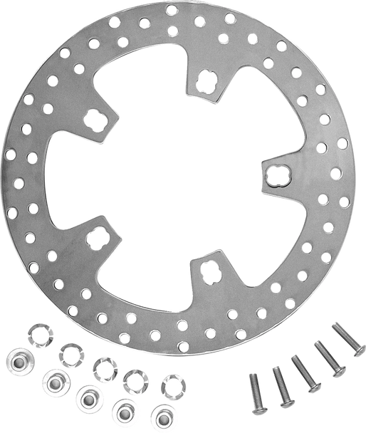 COASTAL MOTO Brake Rotor - 11.5" - Front - Stainless - '00-'07 Touring CM-FR-115S