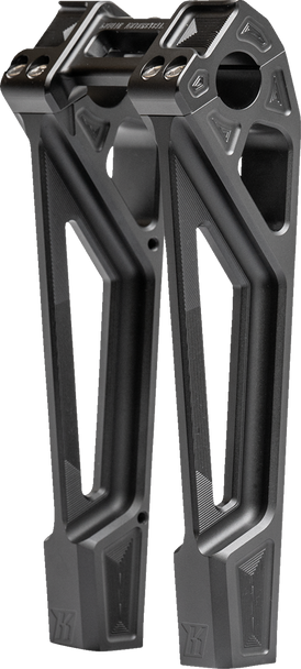 KODLIN USA Risers - Fastback - Includes Clamp - 10" - Black K55127