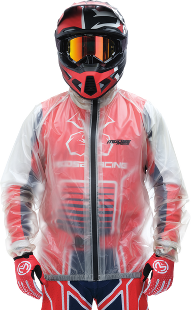 MOOSE RACING Rain Jacket - Clear - 2XL 2854-0375